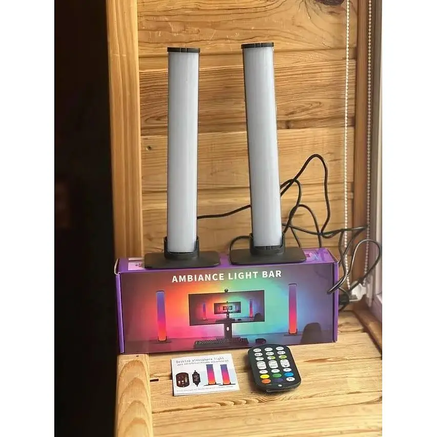 Лампа настільна світлодіодна з RGB підсвічуванням, ефектом неона для геймерів з USB-живленням - фото 5