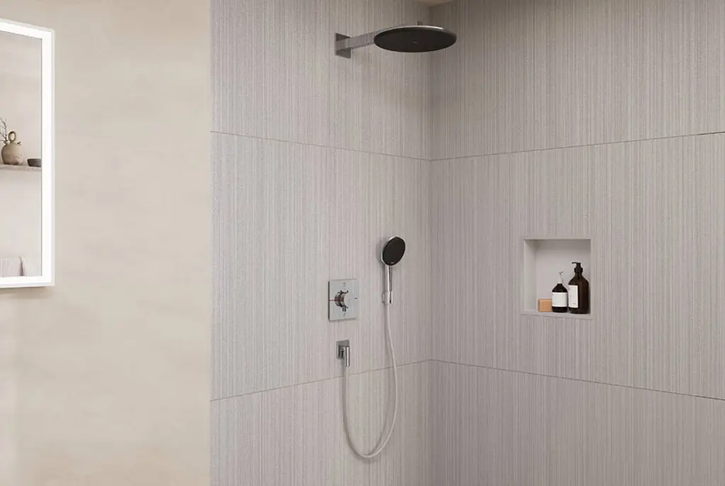 Душова система з термостатом Hansgrohe Raindance Alive S 300 1jet chrome 24630000 - фото 2