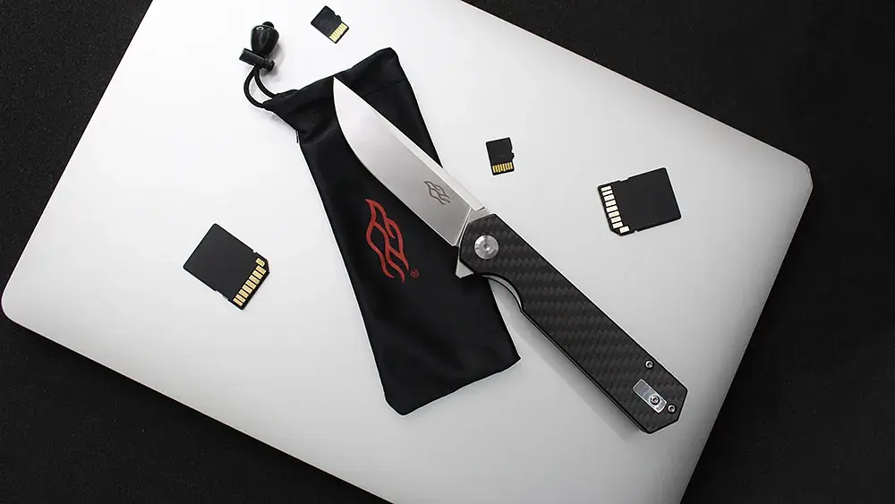 Складаний ніж Firebird D2 87 мм чорний G-10 Carbon Fiber - фото 11