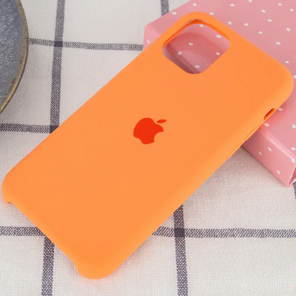 Чохол Silicone Case AA для Apple iPhone 11 Pro Max 6.5" Оранжевий / Papaya - фото 2