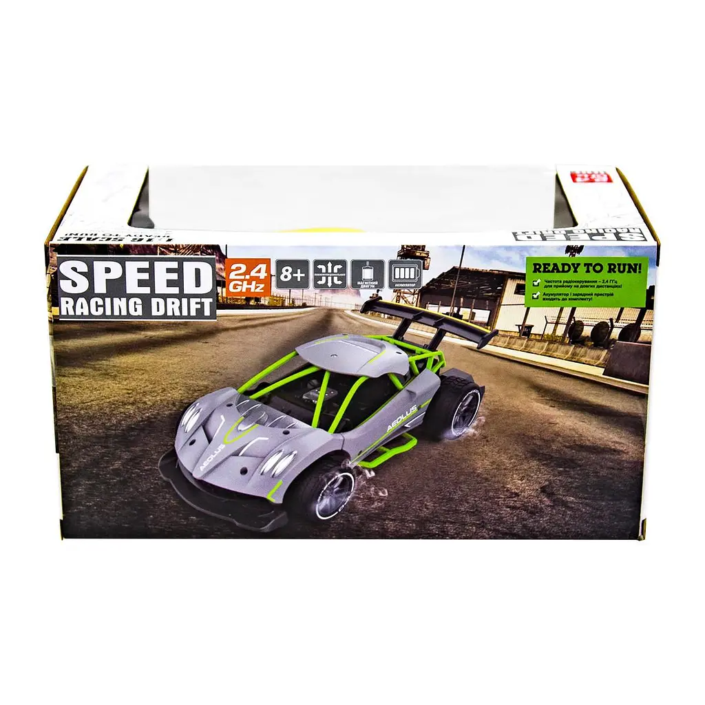 Автомобіль SPEED RACING DRIFT з р/к - AEOLUS (жовтий, акум.3,7V, 1:16) Sulong Toys SL-284RHY - фото 5