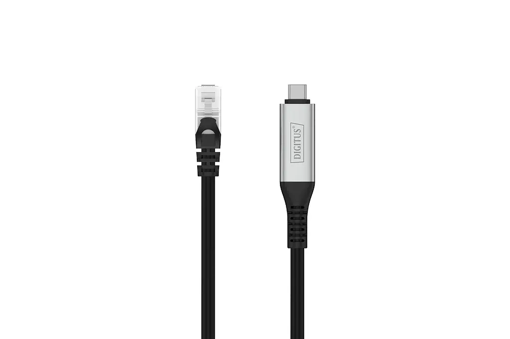 Кабель Digitus Ethernet USB-C - RJ45 CAT 6A S/FTP, 1 Gbit/s, 2m, LSZH teh0013671 - фото 3