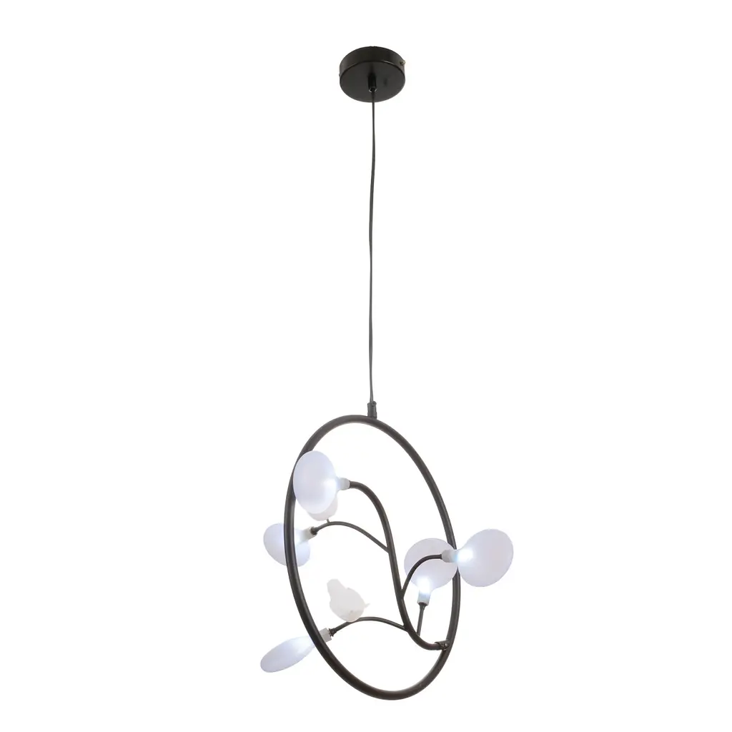 Люстра подвесная Brille в спальню G4 20W BK (BR-01 626S/5) - фото 2