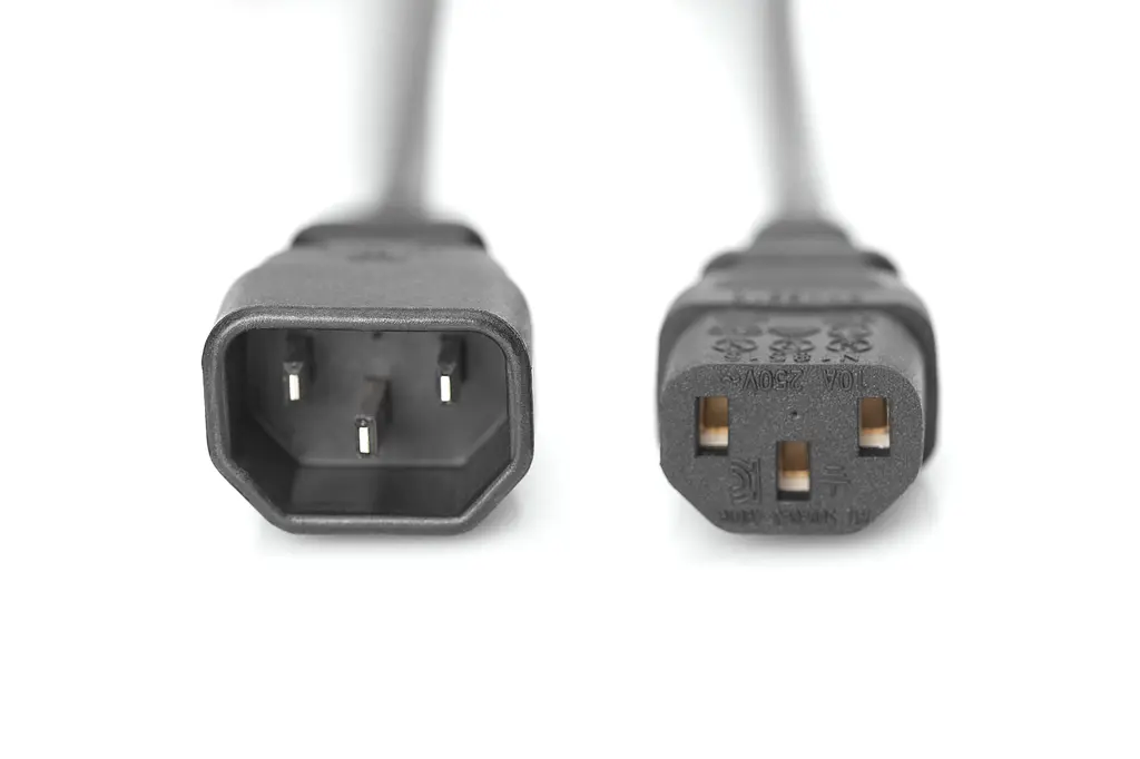 Сетевой кабель Digitus C14/M - C13/F, 5м, черный teh0013675 - фото 4