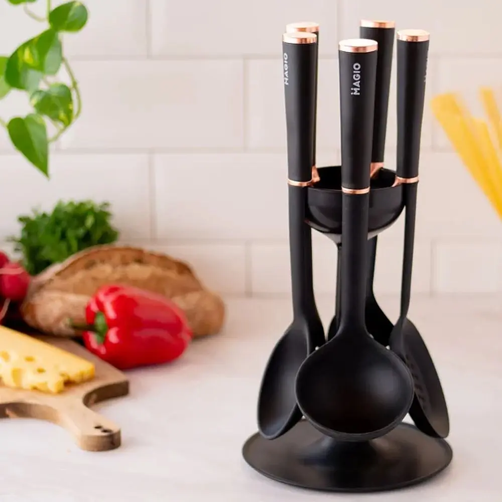 Набір кухонного приладдя Magio з підставкою (1140МG) - фото 3