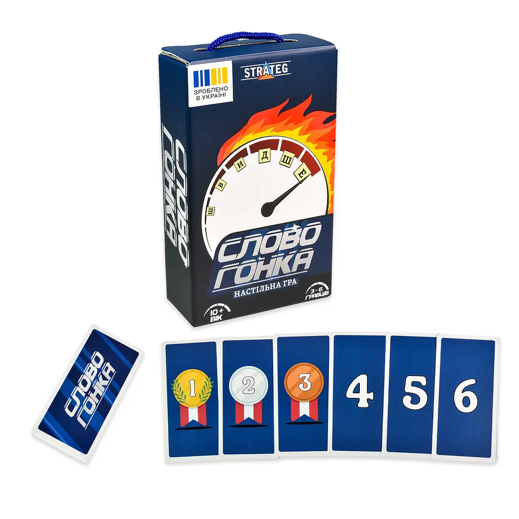 Настольная игра Strateg Словогонка на украинском языке (30824) - фото 5