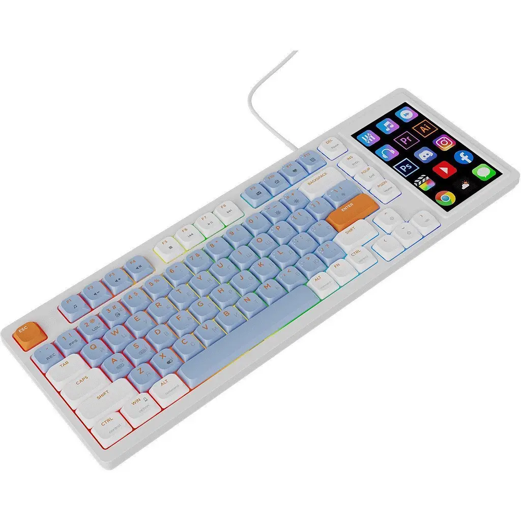 Клавіатура Ajazz AKP815 Red Switch White (AKP815-R-WBO) [142209] - фото 2