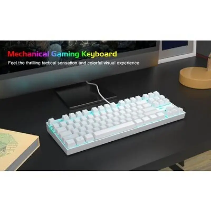 Клавіатура MageGee MK-STAR Blue Switch (6971969720268-UA) White - фото 6