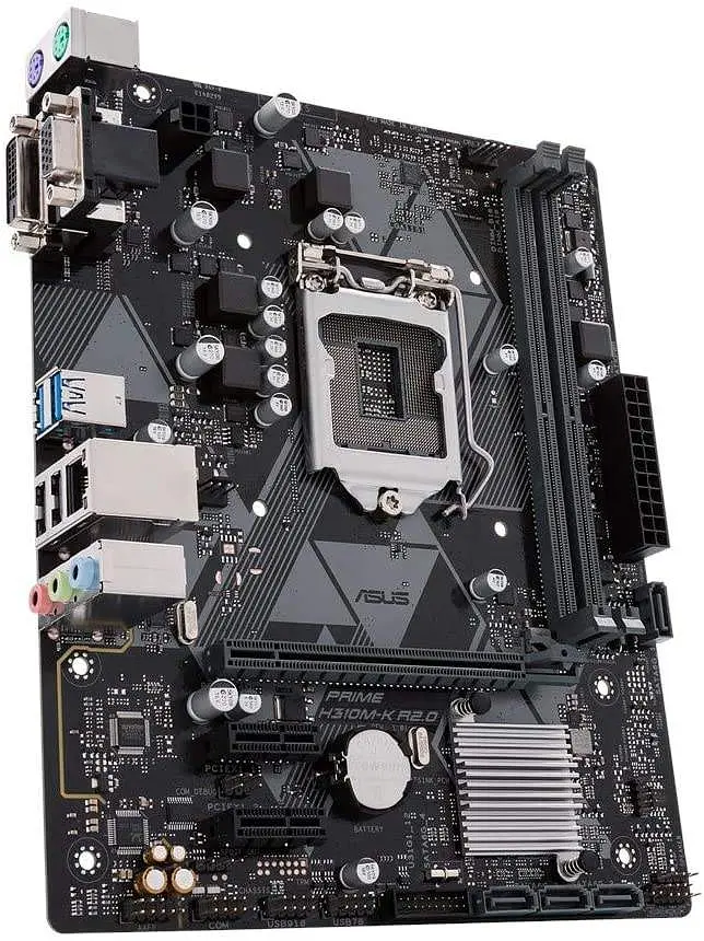 Материнська плата ASUS Prime H310M-K R2.0 (Prime H310M-K R2.0) (Socket 1151 v2, Intel H310, Micro-ATX) Б/в - фото 2