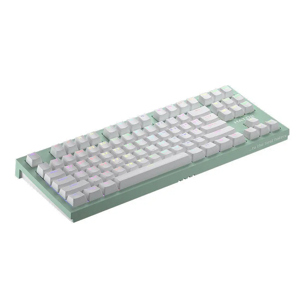 Клавіатура HATOR Skyfall TKL PRO Kailh BOX Red RGB Wireless Mint (HTK-667) Б/в - фото 3
