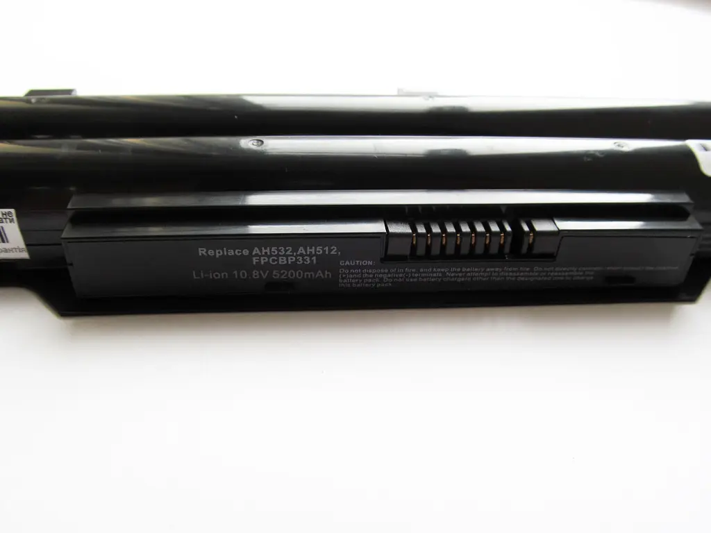 Акумулятор для ноутбука Fujitsu LifeBook AH532, 5200 mAh, 6cell, 10.8V, Li-ion, чорний - фото 2