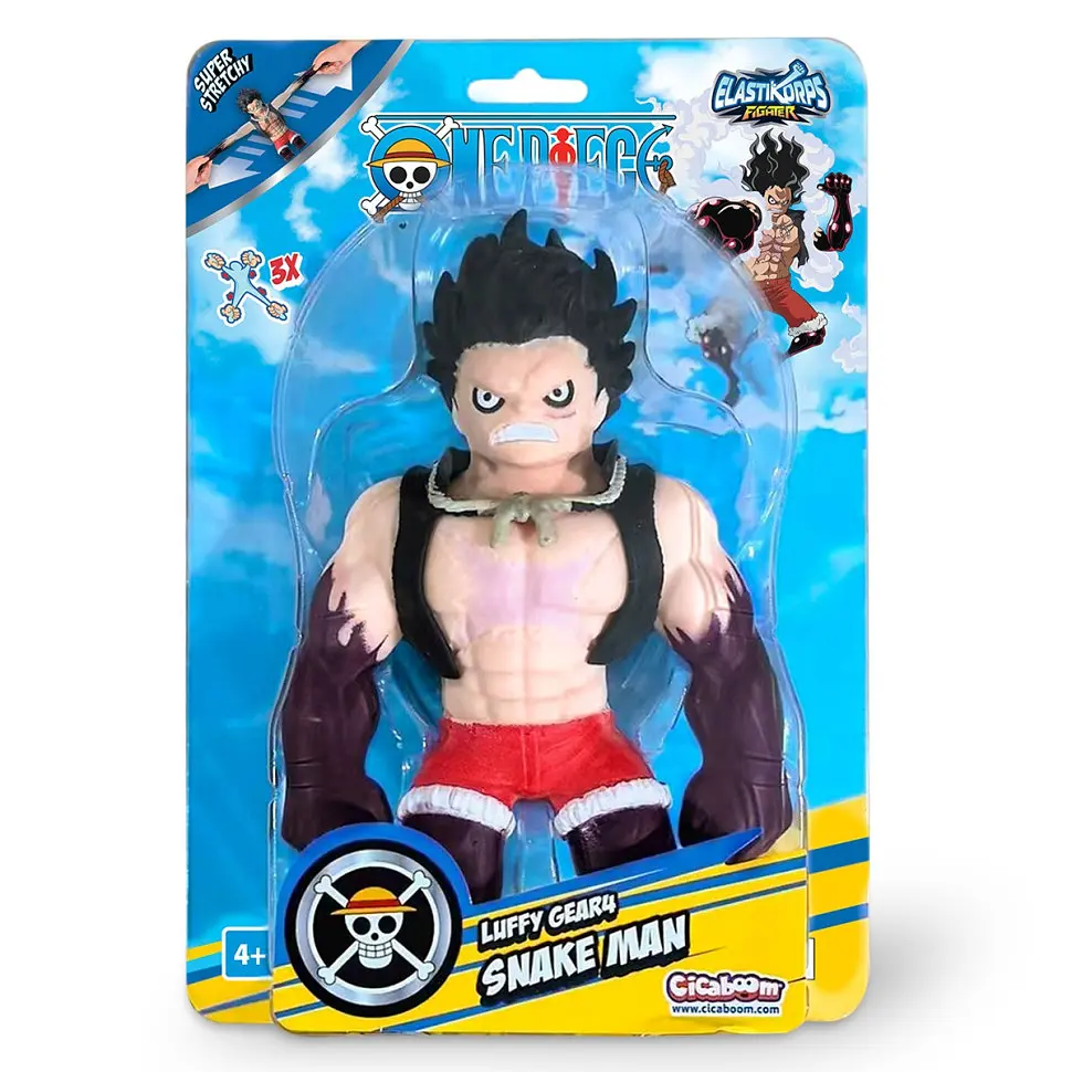 Стретч-іграшка Людина-змія Luffy Gear4 Elastikorps OPELARESB-SN серії "One piece"