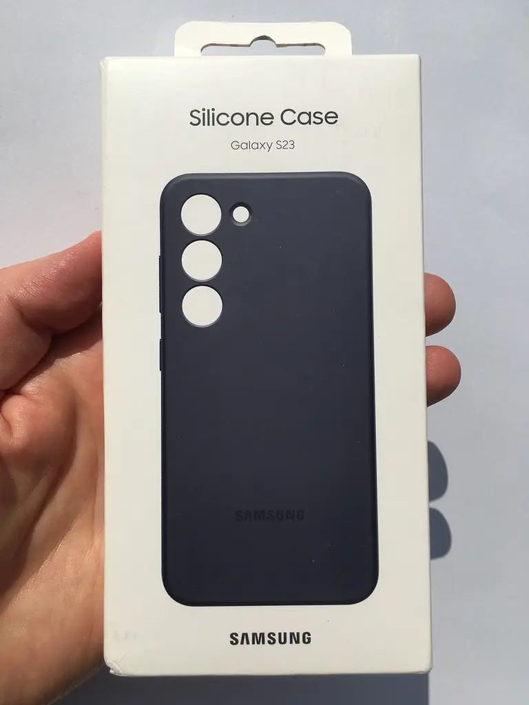 Оригінальний силіконовий чохол для Samsung Galaxy S23 (S911) Samsung Silicone Case EF-PS911TNEGUS Navy - фото 2