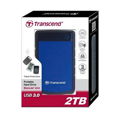Зовнішній жорсткий диск 2.5" 2TB Transcend (TS2TSJ25H3B) - фото 4