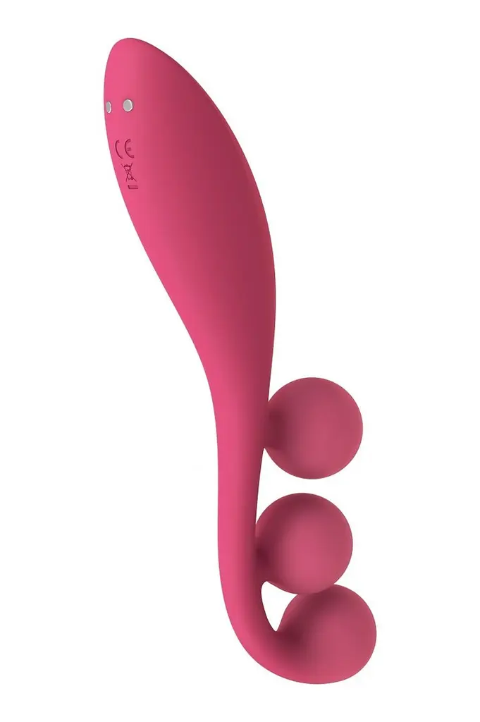 Вібратор Satisfyer Tri Ball 1 20.5 см рожевий - фото 2