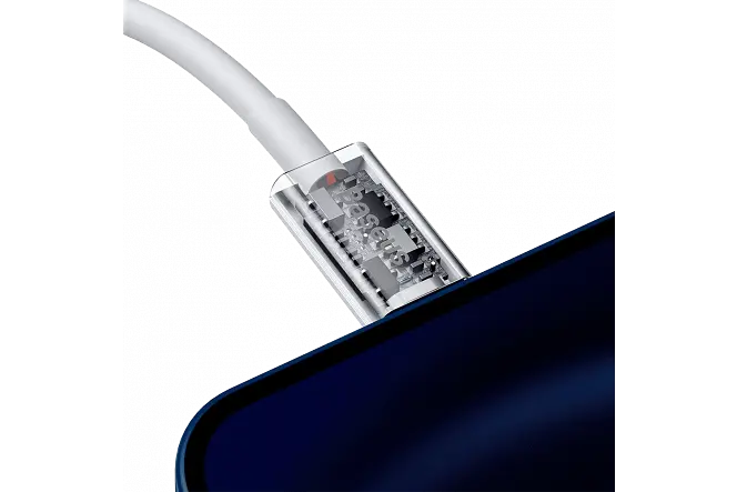 Кабель Baseus Superior Series Fast Charging Cable Type-C to Lightning PD 20W 0.25m CATLYS-02 White - фото 10