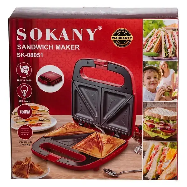 Сендвічниця Sokany SK-08051 - фото 10