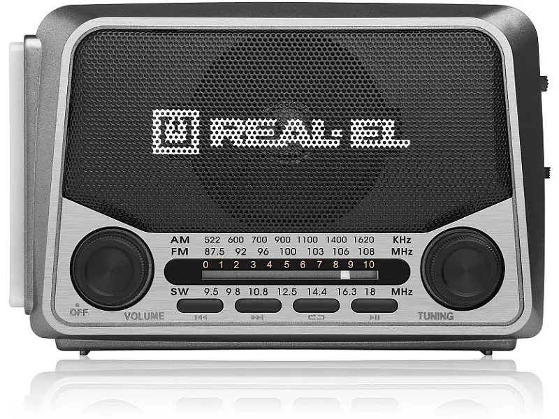 Радіоприймач REAL-EL X-525 Grey (EL121800004) - фото 2
