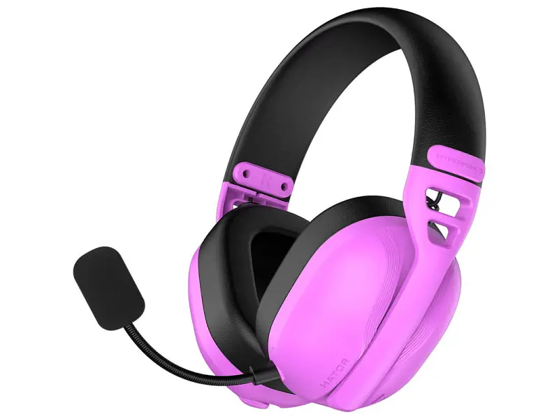 Навушники з мікрофоном Hator Hyperpunk 3 Wireless Cyber Violet (ESH19)