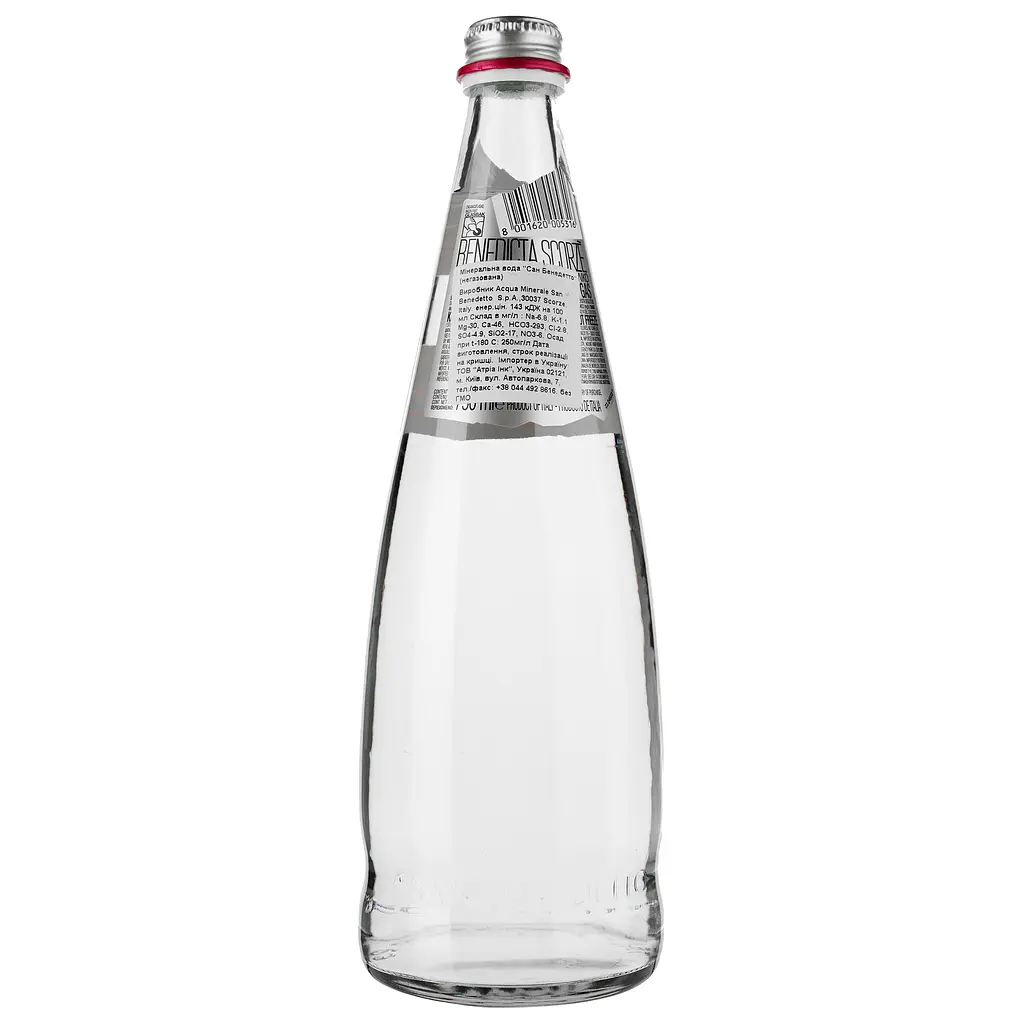 Вода мінеральна San Benedetto природна негазована скло 0.75 л - фото 2
