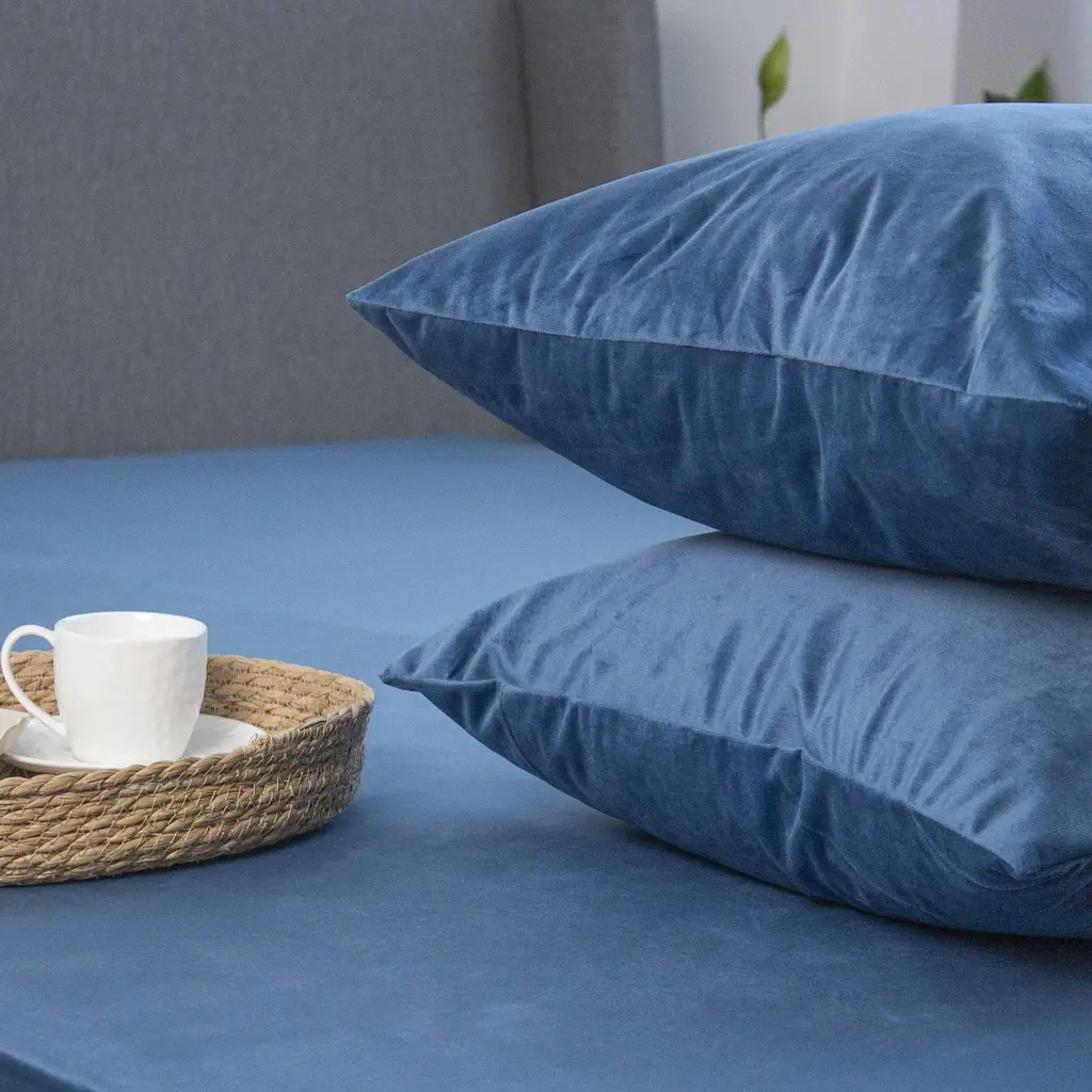 Простирадло ТЕП Velour на резинці 160x200 см темно-синій (2-04756_33919) - фото 8