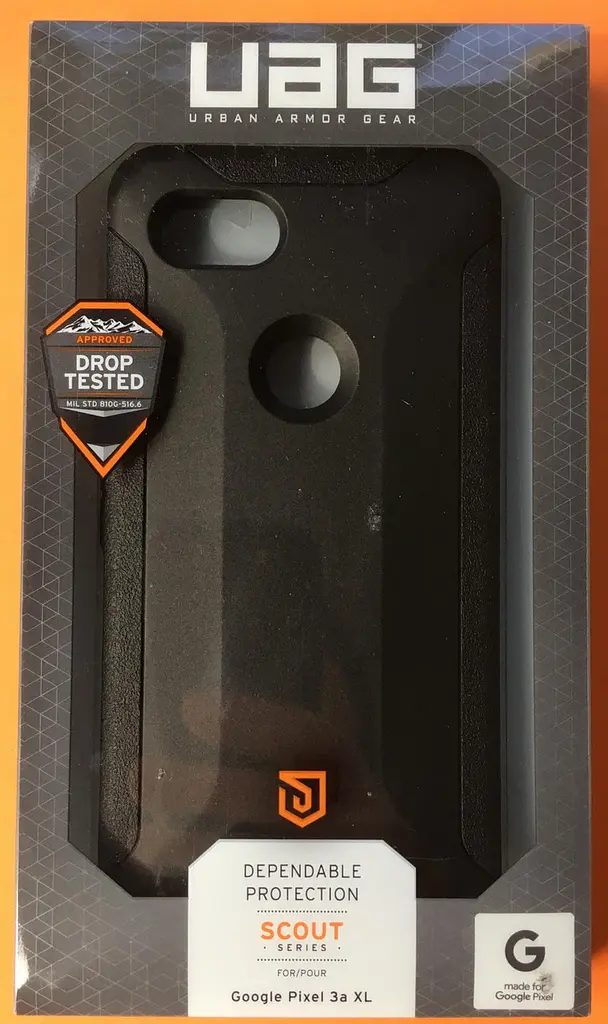 Чохол протиударний двошаровий UAG Scout Series для Google Pixel 3a XL Black - фото 7