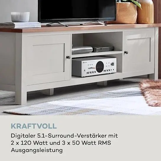 Підсилювач цифровий Auna AMP-218 BT Digital Surround Amplifier (10036138) - фото 2