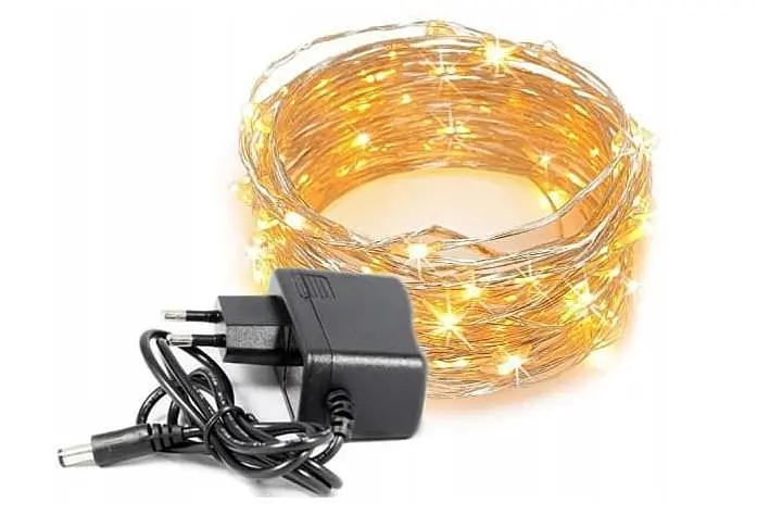 Світлодіодна гірлянда Led prof Крапля Роси 200 led 15 метрів 220V теплий золотистий - фото 2