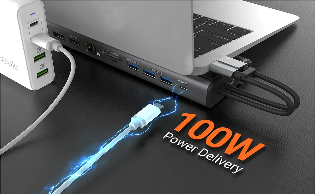 Док-станція J5create USB-C 12-в-1 (JCD552-N) - фото 10