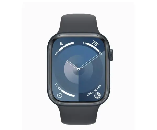 Смарт-часы Apple Watch Series 9 GPS 41 мм Midnight Aluminum Case w. Midnight Sport Band M/L (MR8X3) - фото 2