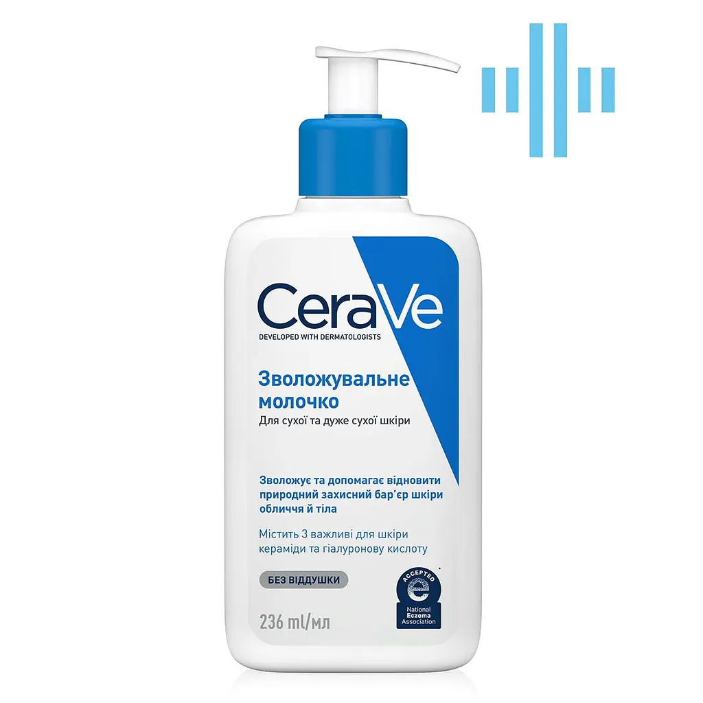 Молочко CeraVe зволожувальне для сухої та дуже сухої шкіри обличчя та тіла 236 мл (MB299500) - фото 3