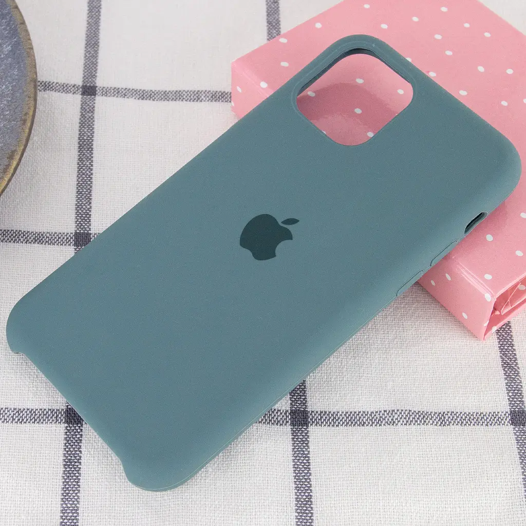 Чохол Silicone Case AA для Apple iPhone 11 Pro Max 6.5" Зелений / Pine green - фото 2