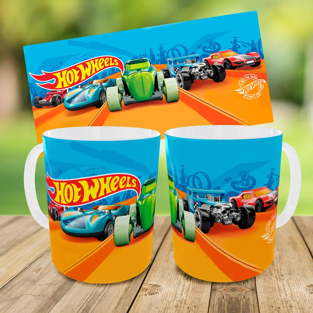 Набор: детская сумка-бананка+кружка Хот Вилс "Hot Wheels" 32х15см,бананка для мальчика через плечо (01001) - фото 3