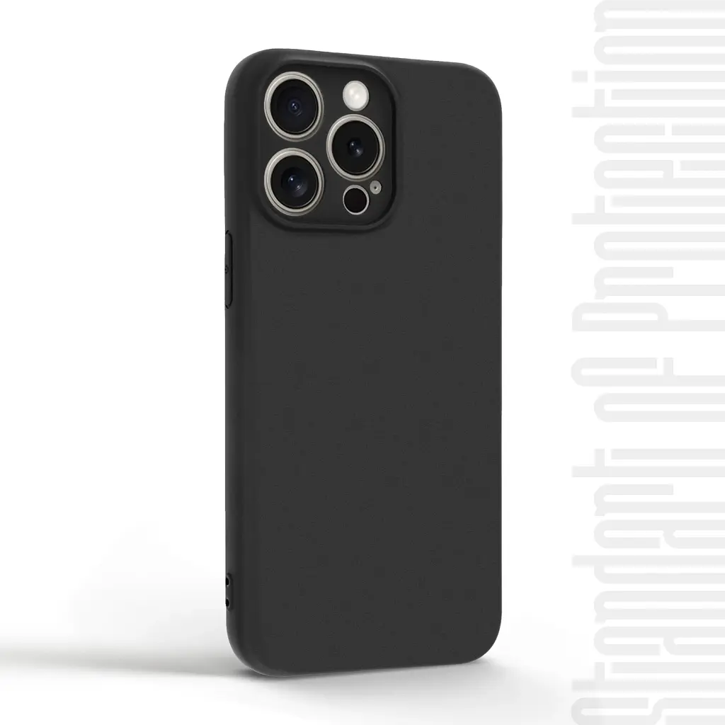Чохол ArmorStandart Matte Slim Fit для Apple iPhone 15 Pro Max Camera cover Black - фото 2