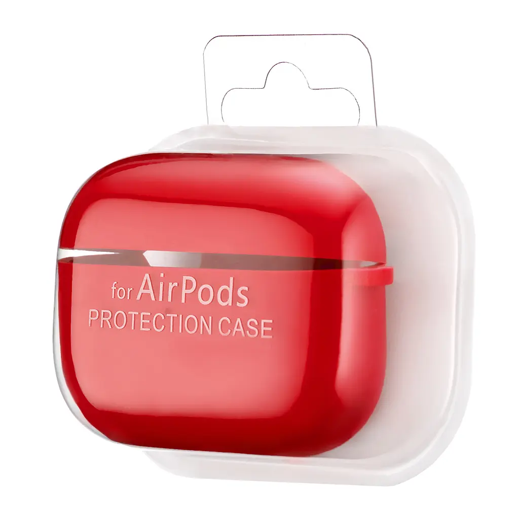 Чохол Silicone Case 2,5mm with microfiber for AirPods Pro Red - фото 2