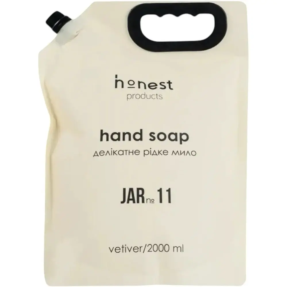 Делікатне рідке мило JAR №11 vetiver від honest products, 2л