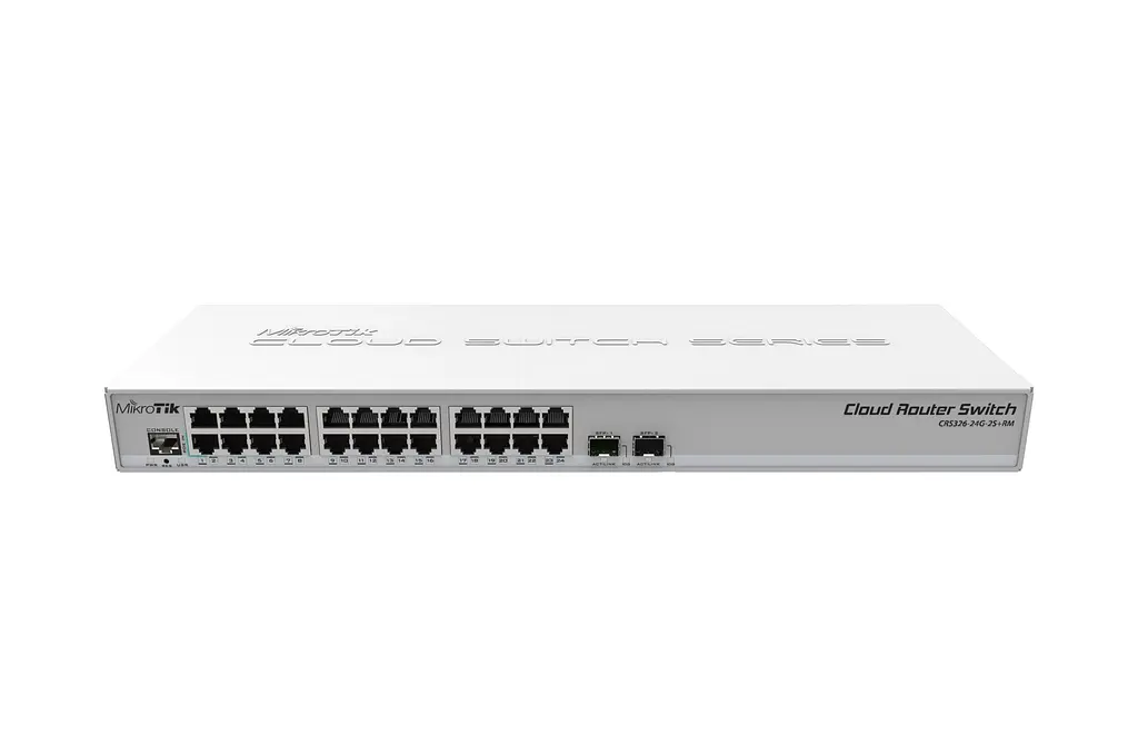 Комутатор MikroTik CRS326-24G-2S+RM (CRS326-24G-2S+RM)