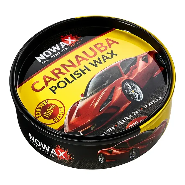 Твердий віск для кузова Nowax Polish Wax 230 г + губка (карнаубський) - фото 3