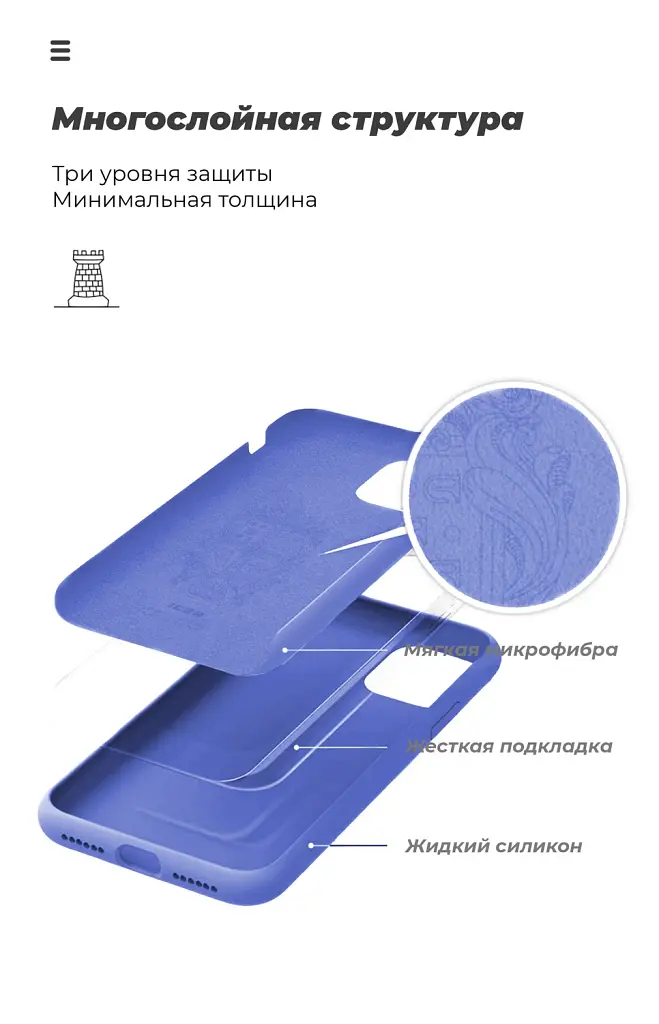Чохол ArmorStandart ICON для Apple iPhone 12 Mini Camera cover Light Blue - фото 6