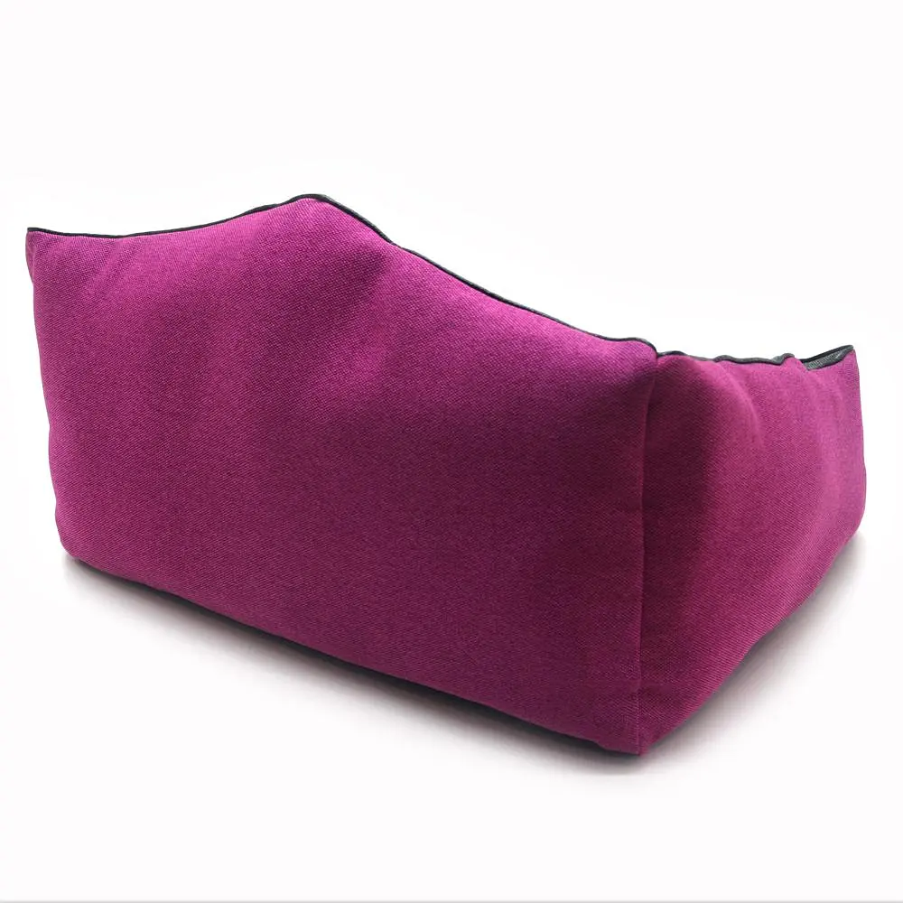 Лежак прямокутний для собак та котів Zoo-hunt Магнус рожевий №4 480х610х325 мм - фото 2