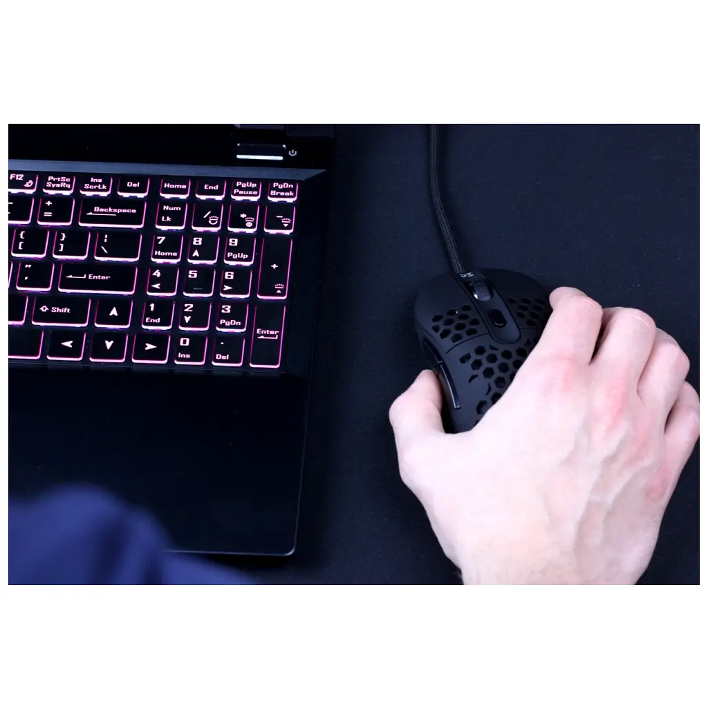 Мишка Dream Machines DM6 Holey Black (DM6_HOLEY) - фото 5