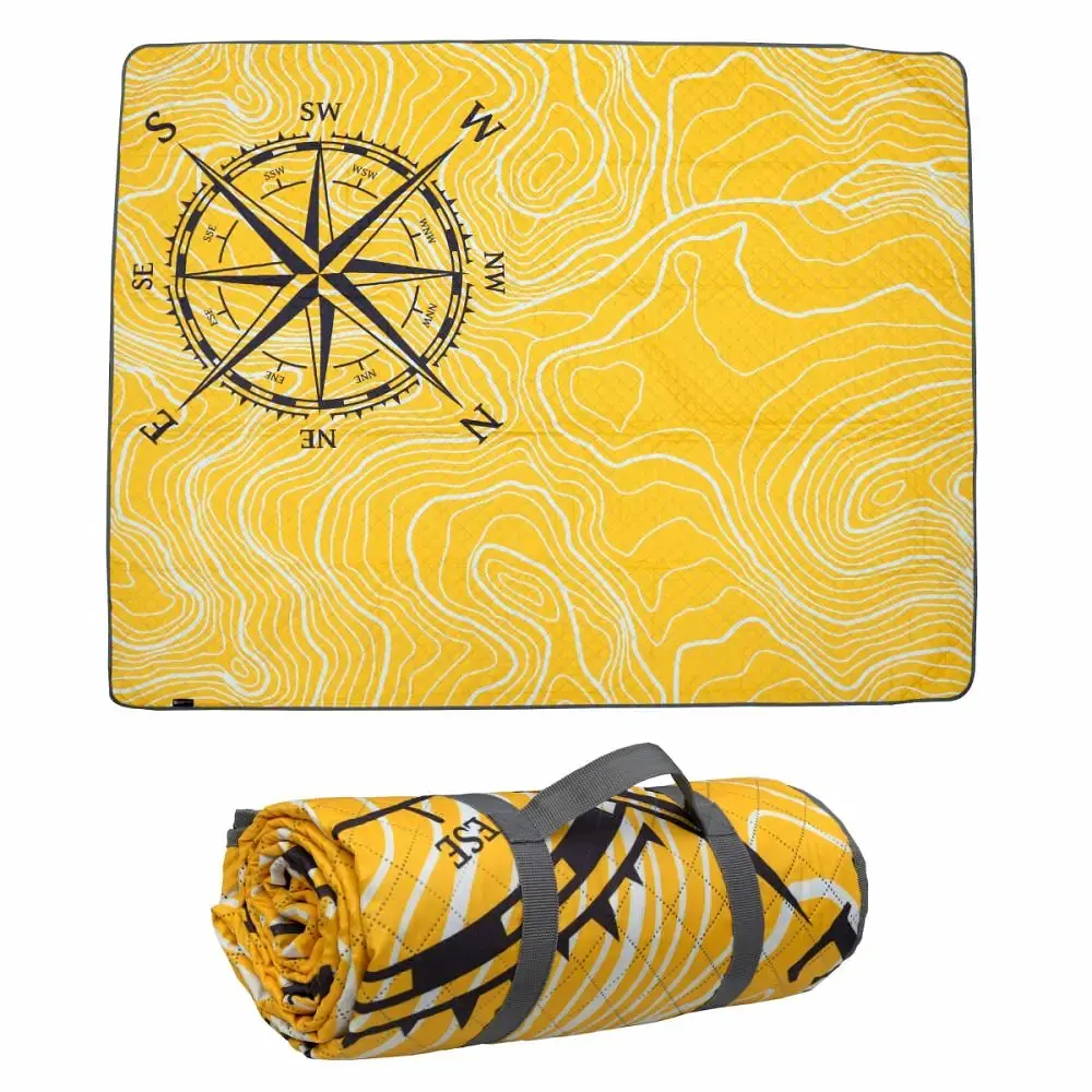 Плед Schwarzwolf Alvernia для пікніка 170х140 см жовтий (F5600500AJ3) - фото 3