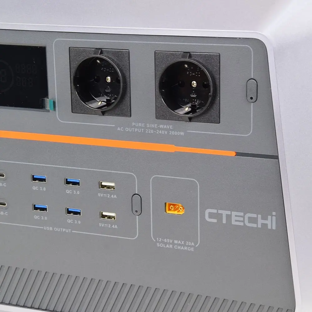 Зарядна станція CTECHi ST2000 Portable Power Station 2000W 1536Wh - фото 8