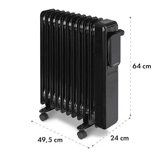 Масляный радиатор Klarstein Thermaxx Elevate Smart (10035277) Черный - фото 2
