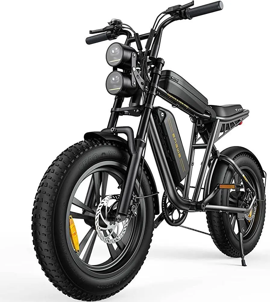 Електровелосипед Engwe M20 Dual Batteries Black [En-M20-DUAL-black] [85481] - фото 4