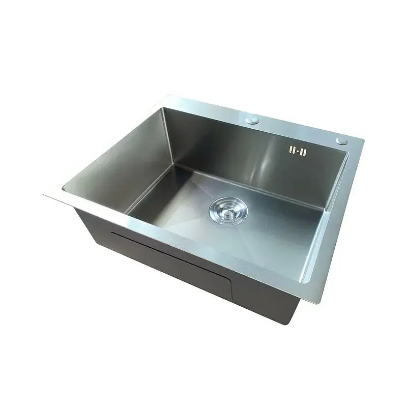 Кухонна мийка з нержавіючої сталі Mixxus MH6050 Micro Decor Ss Color MI8220, Нержавіюча сталь - фото 2