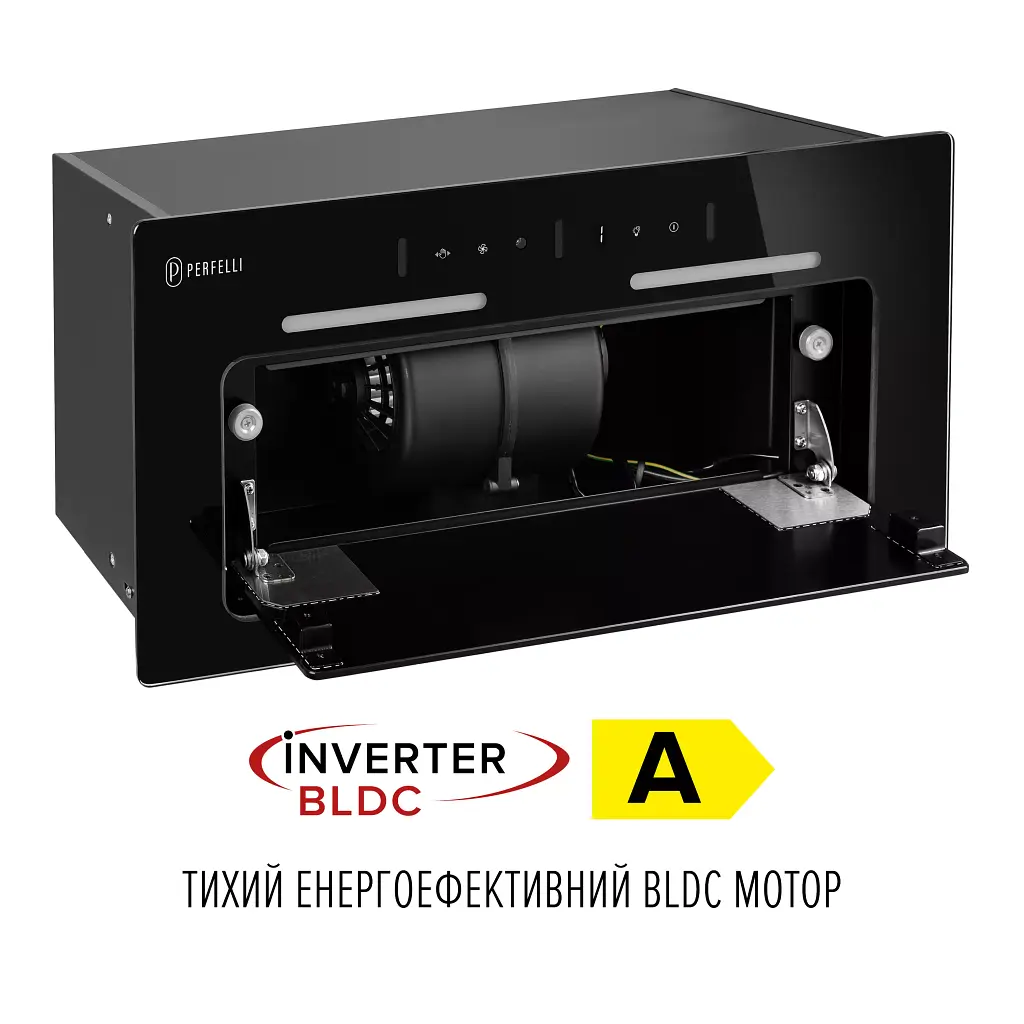 Вытяжка полновстраиваемая PERFELLI NUOVA 6QWRB NERO SILENZIO - фото 12