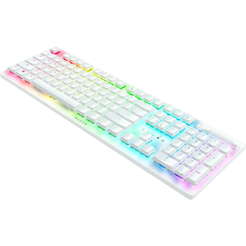 Клавіатура бездротова Razer DeathStalker V2 Pro Purple Switch ENG RGB White (RZ03-04363500-R3M1) - фото 2