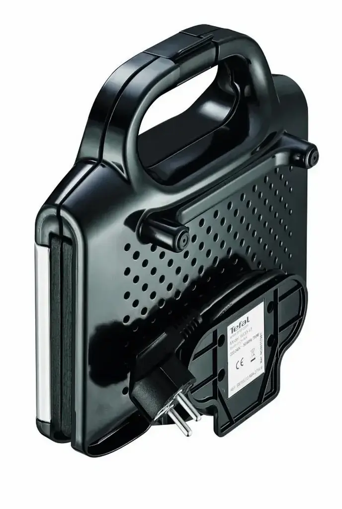 Сендвічмейкер Tefal Ultracompact 700Вт 1 пластина-гриль корпус-пластик чорно-сріблястий (SM157236) - фото 5