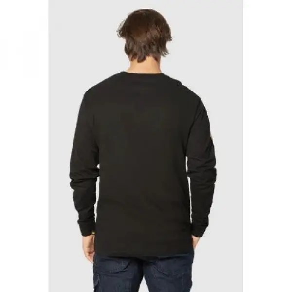 Кофта Caterpillar Trademark Banner Longsleeve Black M (1103-1510034-016-M) - фото 3